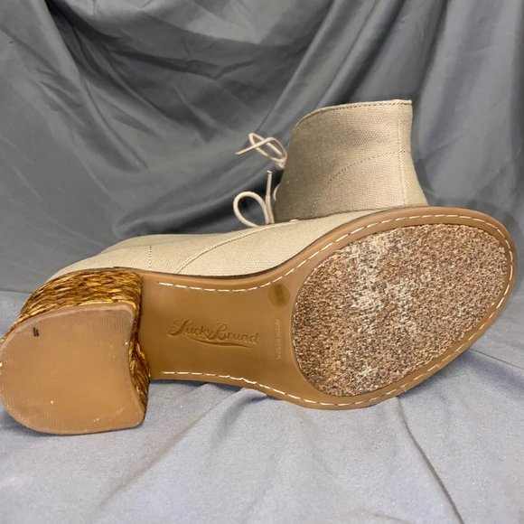 Lucky Brand Women's Tan Ankle Booties - Picture 5 of 6